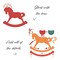 Lovely Layers: Old Fashioned Rocking Horse - Honey Cuts - Stand-Alone Dies